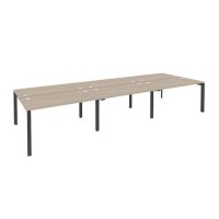 Onix O.MP-D.RS-6.3.7 (Дуб Аттик/Антрацит) Рабочая станция на П-образном м/к