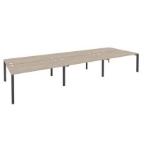 Onix O.MP-D.RS-6.4.8 (Дуб Аттик/Антрацит) Рабочая станция на П-образном м/к