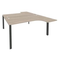 Onix O.MP-D.SA-4 (Дуб Аттик/Антрацит) Рабочая станция на П-образном м/к