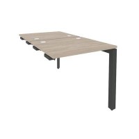 Onix O.MP-D.SPR-0.7 (Дуб Аттик/Антрацит) Стол-приставка двойной на П-образном м/к к опорным элем.