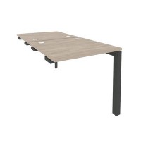 Onix O.MP-D.SPR-0.8 (Дуб Аттик/Антрацит) Стол-приставка двойной на П-образном м/к к опорным элем.
