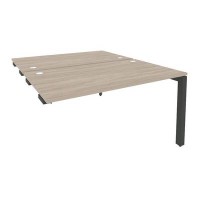 Onix O.MP-D.SPR-3.8 (Дуб Аттик/Антрацит) Стол-приставка двойной на П-образном м/к к опорным элем.