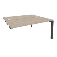 Onix O.MP-D.SPR-4.7 (Дуб Аттик/Антрацит) Стол-приставка двойной на П-образном м/к к опорным элем.