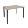 Onix O.MP-PRG-1.2 (Дуб Аттик/Антрацит) Стол переговорный (1 столешница)