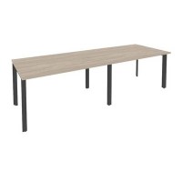 Onix O.MP-PRG-2.3 (Дуб Аттик/Антрацит) Стол переговорный (2 столешницы)