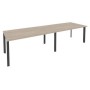 Onix O.MP-PRG-2.4 (Дуб Аттик/Антрацит) Стол переговорный (2 столешницы)
