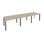 Onix O.MP-PRG-3.2 (Дуб Аттик/Антрацит) Стол переговорный (3 столешницы)