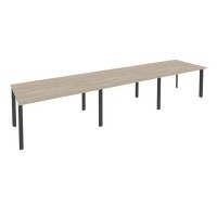 Onix O.MP-PRG-3.3 (Дуб Аттик/Антрацит) Стол переговорный (3 столешницы)