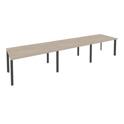 Onix O.MP-PRG-3.3 (Дуб Аттик/Антрацит) Стол переговорный (3 столешницы)