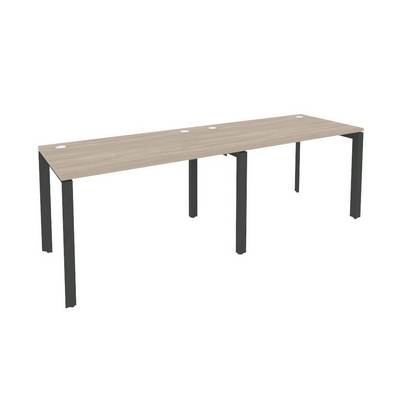 Onix O.MP-RS-2.2.7 (Дуб Аттик/Антрацит) Рабочая станция на П-образном м/к