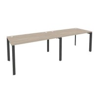 Onix O.MP-RS-2.3.8 (Дуб Аттик/Антрацит) Рабочая станция на П-образном м/к