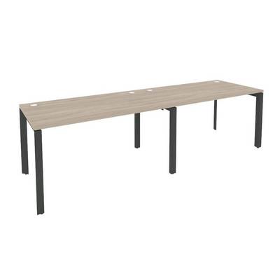 Onix O.MP-RS-2.3.8 (Дуб Аттик/Антрацит) Рабочая станция на П-образном м/к