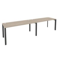 Onix O.MP-RS-2.4.7 (Дуб Аттик/Антрацит) Рабочая станция на П-образном м/к