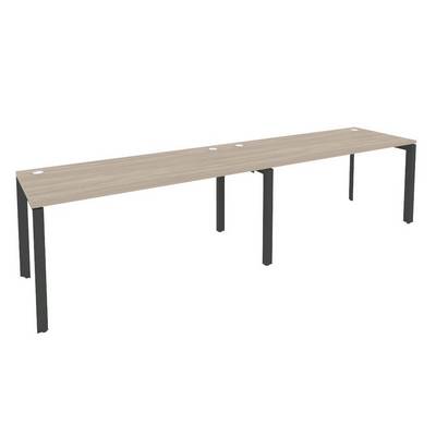 Onix O.MP-RS-2.4.7 (Дуб Аттик/Антрацит) Рабочая станция на П-образном м/к