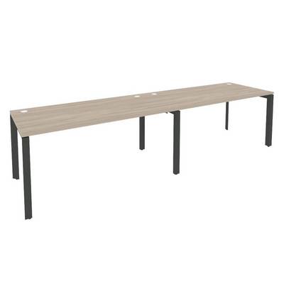 Onix O.MP-RS-2.4.8 (Дуб Аттик/Антрацит) Рабочая станция на П-образном м/к