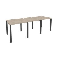 Onix O.MP-RS-3.0.8 (Дуб Аттик/Антрацит) Рабочая станция на П-образном м/к