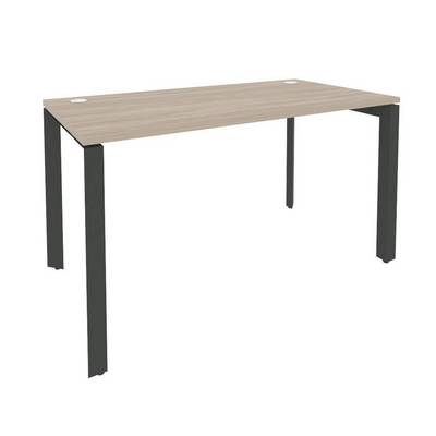 Onix O.MP-SP-3.7 (Дуб Аттик/Антрацит) Стол рабочий на П-образном м/к