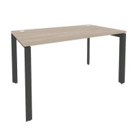 Onix O.MP-SP-3.8 (Дуб Аттик/Антрацит) Стол рабочий на П-образном м/к