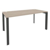 Onix O.MP-SP-4.8 (Дуб Аттик/Антрацит) Стол рабочий на П-образном м/к