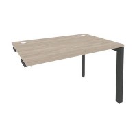 Onix O.MP-SPR-2.8 (Дуб Аттик/Антрацит) Стол-приставка на П-образном м/к к опорным элементам