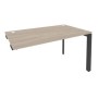 Onix O.MP-SPR-3.8 (Дуб Аттик/Антрацит) Стол-приставка на П-образном м/к к опорным элементам