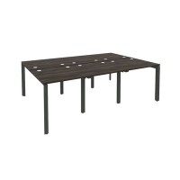 Onix O.MP-D.RS-6.0.8 (Дуб Мали/Антрацит) Рабочая станция на П-образном м/к