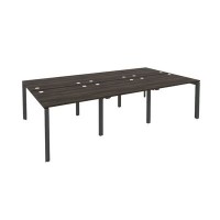 Onix O.MP-D.RS-6.1.8 (Дуб Мали/Антрацит) Рабочая станция на П-образном м/к