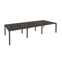 Onix O.MP-D.RS-6.2.7 (Дуб Мали/Антрацит) Рабочая станция на П-образном м/к