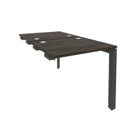 Onix O.MP-D.SPR-0.7 (Дуб Мали/Антрацит) Стол-приставка двойной на П-образном м/к к опорным элем.