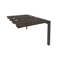 Onix O.MP-D.SPR-1.7 (Дуб Мали/Антрацит) Стол-приставка двойной на П-образном м/к к опорным элем.