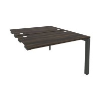 Onix O.MP-D.SPR-2.7 (Дуб Мали/Антрацит) Стол-приставка двойной на П-образном м/к к опорным элем.