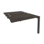 Onix O.MP-D.SPR-2.8 (Дуб Мали/Антрацит) Стол-приставка двойной на П-образном м/к к опорным элем.