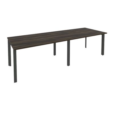 Onix O.MP-PRG-2.3 (Дуб Мали/Антрацит) Стол переговорный (2 столешницы)