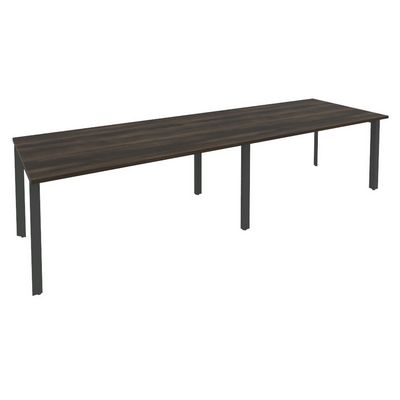 Onix O.MP-PRG-2.4 (Дуб Мали/Антрацит) Стол переговорный (2 столешницы)