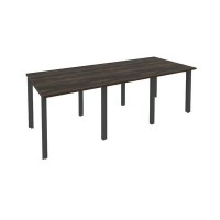 Onix O.MP-PRG-3.0 (Дуб Мали/Антрацит) Стол переговорный (3 столешницы)