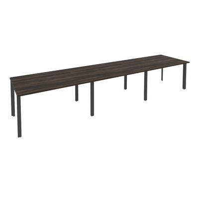 Onix O.MP-PRG-3.3 (Дуб Мали/Антрацит) Стол переговорный (3 столешницы)