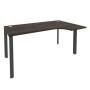 Onix O.MP-SA-1R (Дуб Мали/Антрацит) Стол эргономичный правый на П-образном м/к