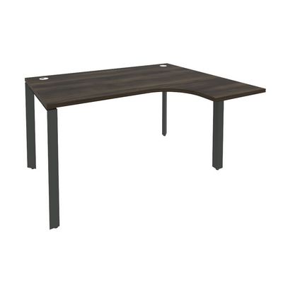 Onix O.MP-SA-3R (Дуб Мали/Антрацит) Стол эргономичный правый на П-образном м/к