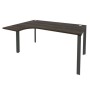 Onix O.MP-SA-4L (Дуб Мали/Антрацит) Стол эргономичный левый на П-образном м/к