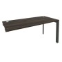 Onix O.MP-SPR-4.7 (Дуб Мали/Антрацит) Стол-приставка на П-образном м/к к опорным элементам