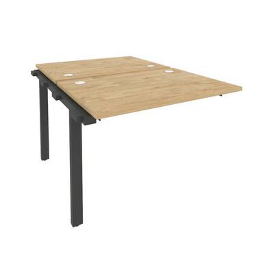 Onix O.M-2.NRS-1.7 (Тиквуд Светлый/Антрацит) Наборный элемент рабочей станции на м/к