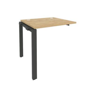 Onix O.MP-1.NRS-0.7 (Тиквуд Светлый/Антрацит) Наборный элемент рабочей станции на П-образном м/к