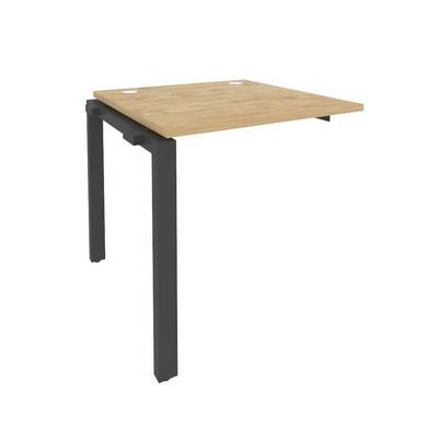 Onix O.MP-1.NRS-0.8 (Тиквуд Светлый/Антрацит) Наборный элемент рабочей станции на П-образном м/к