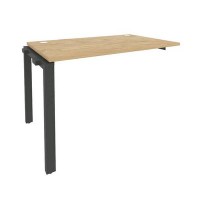 Onix O.MP-1.NRS-2.7 (Тиквуд Светлый/Антрацит) Наборный элемент рабочей станции на П-образном м/к