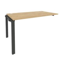 Onix O.MP-1.NRS-3.8 (Тиквуд Светлый/Антрацит) Наборный элемент рабочей станции на П-образном м/к