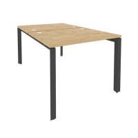 Onix O.MP-D.RS-2.1.8 (Тиквуд Светлый/Антрацит) Рабочая станция на П-образном м/к