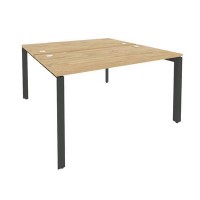 Onix O.MP-D.RS-2.3.7 (Тиквуд Светлый/Антрацит) Рабочая станция на П-образном м/к