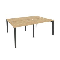 Onix O.MP-D.RS-4.1.7 (Тиквуд Светлый/Антрацит) Рабочая станция на П-образном м/к