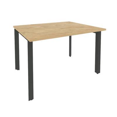 Onix O.MP-PRG-1.2 (Тиквуд Светлый/Антрацит) Стол переговорный (1 столешница)