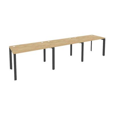 Onix O.MP-RS-3.2.7 (Тиквуд Светлый/Антрацит) Рабочая станция на П-образном м/к